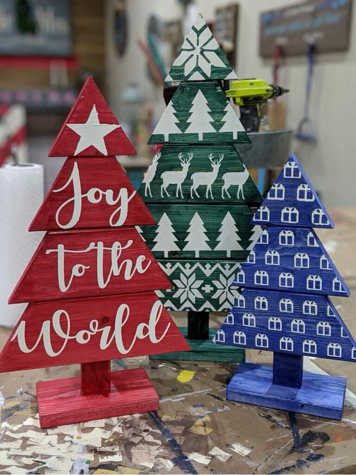 Pallet Tree Trio