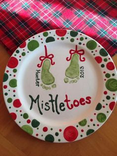 DIY Handprint Plates & Platters
