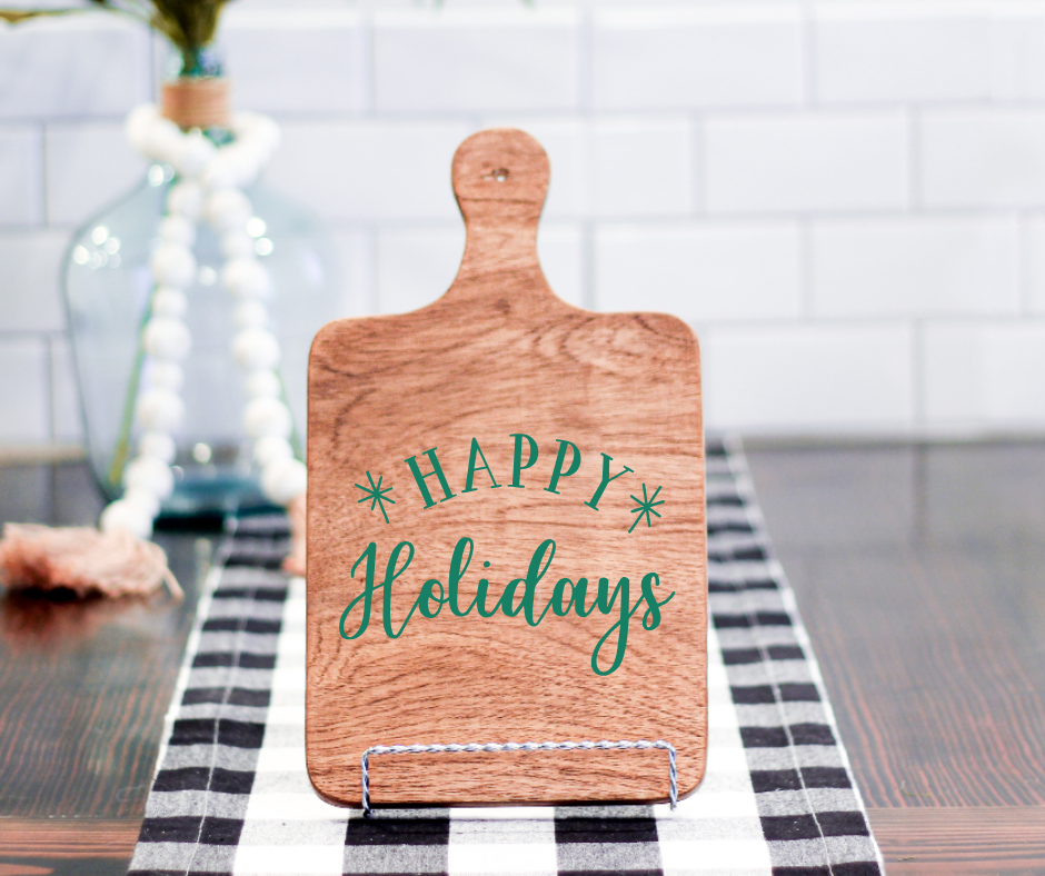 Holiday Decorative Cutting Boards (14”x9”)