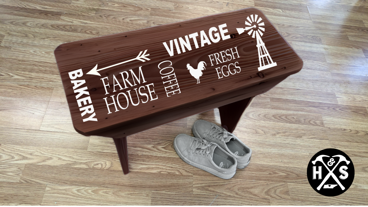 Rustic Bench