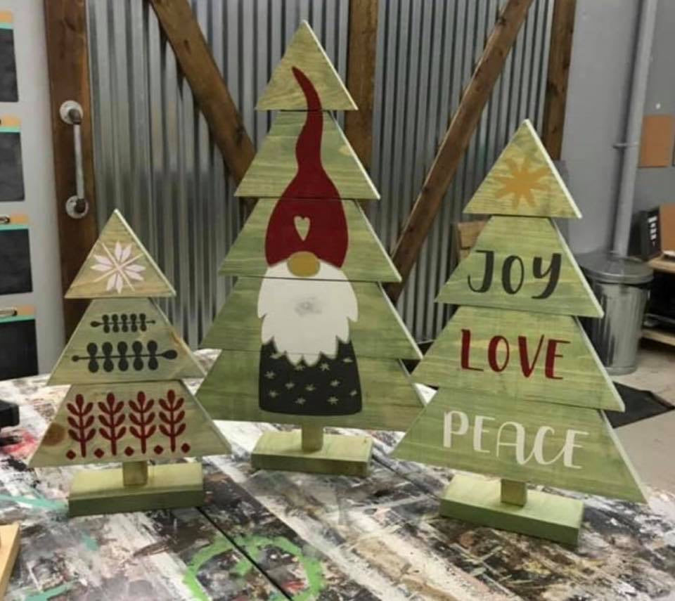 Pallet Tree Trio