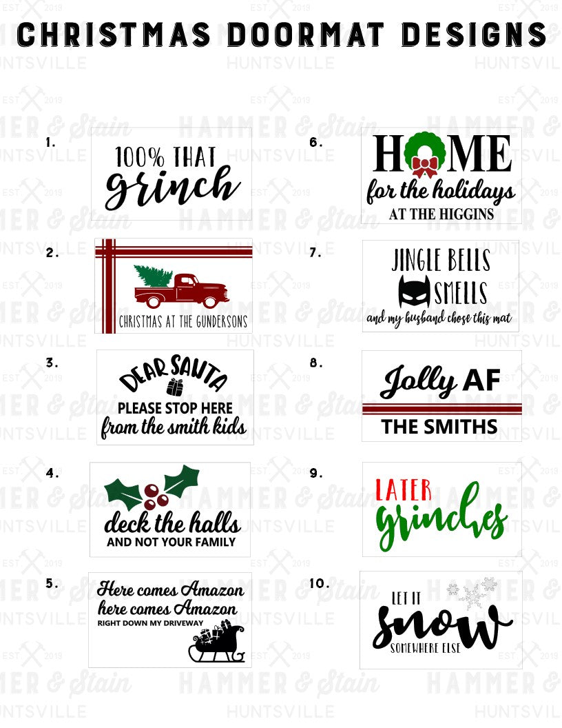 Holiday Doormats
