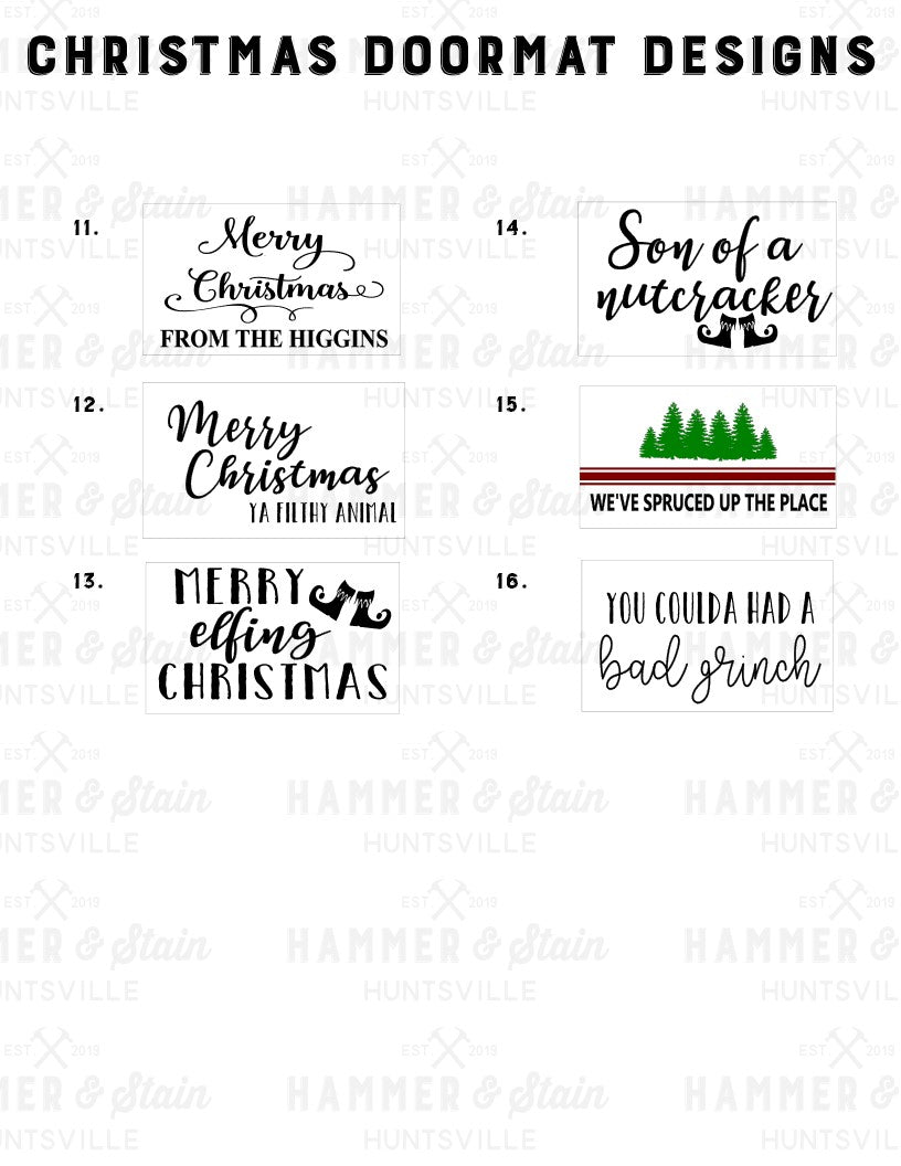 Holiday Doormats