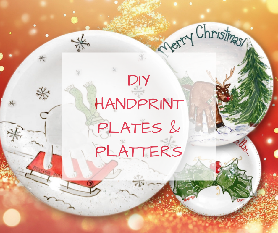 DIY Handprint Plates & Platters