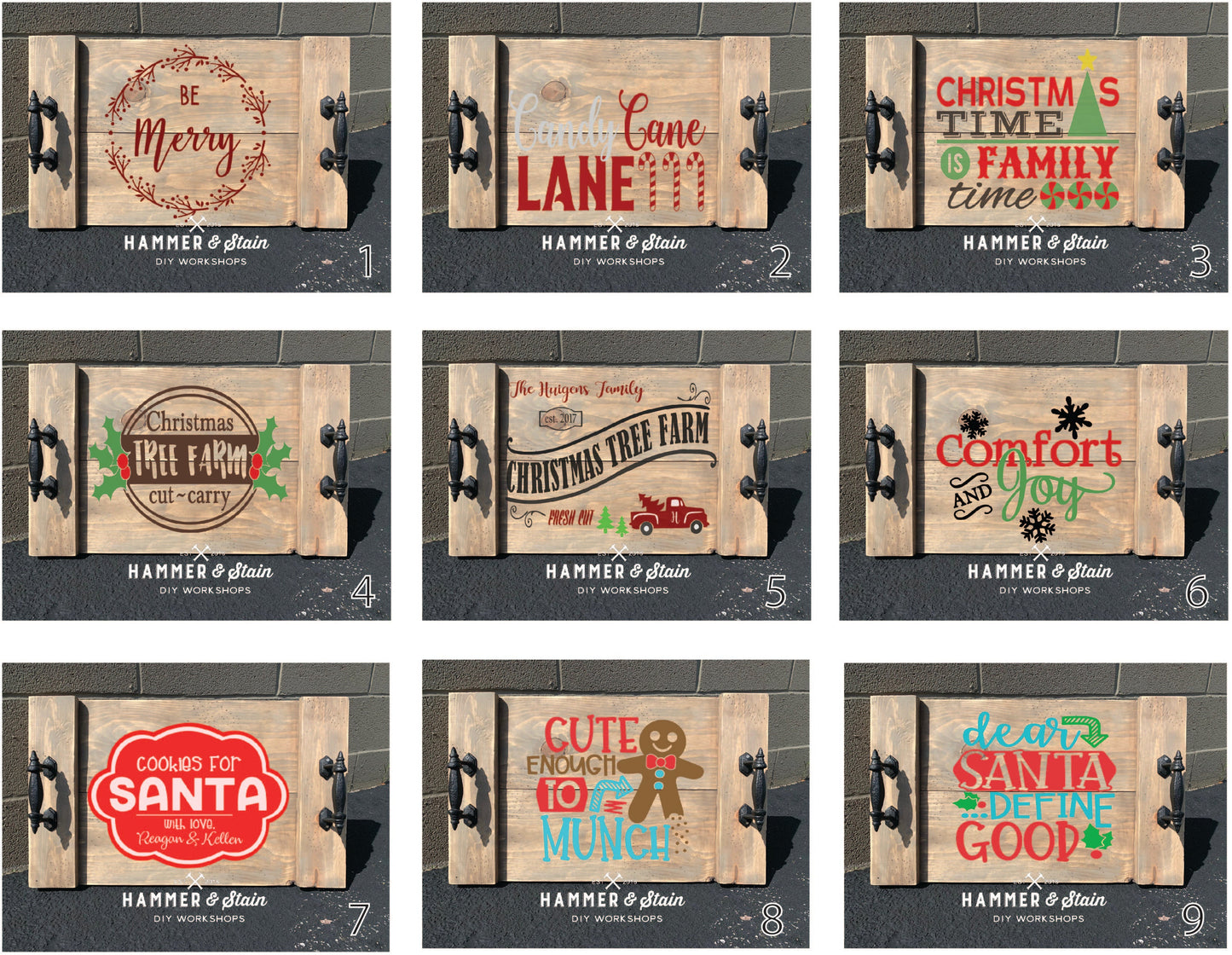 Christmas Farmhouse Trays