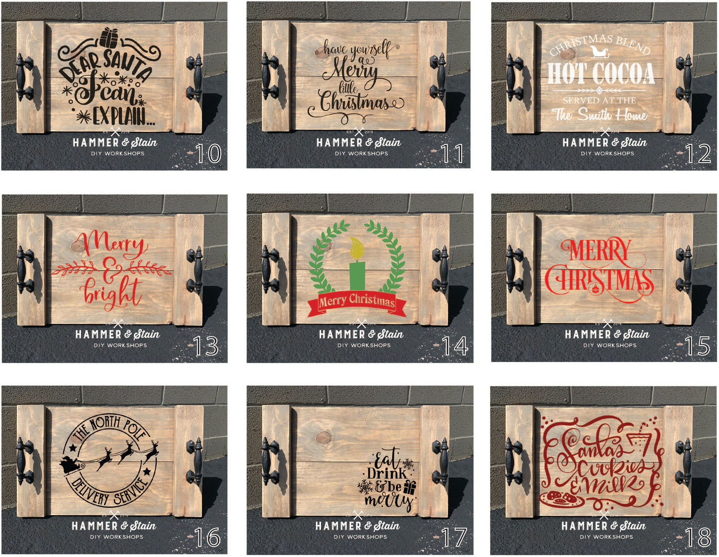 Christmas Farmhouse Trays