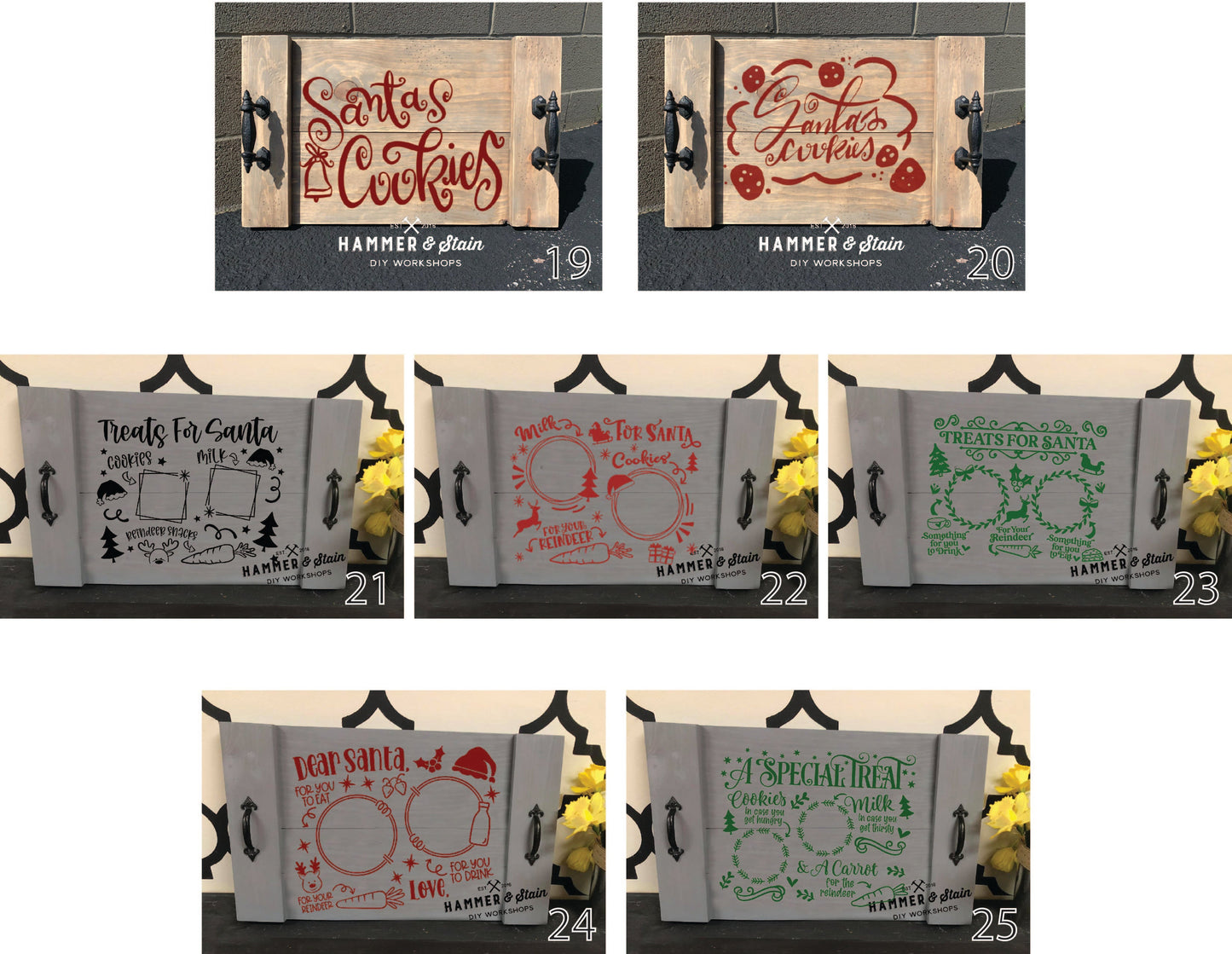 Christmas Farmhouse Trays