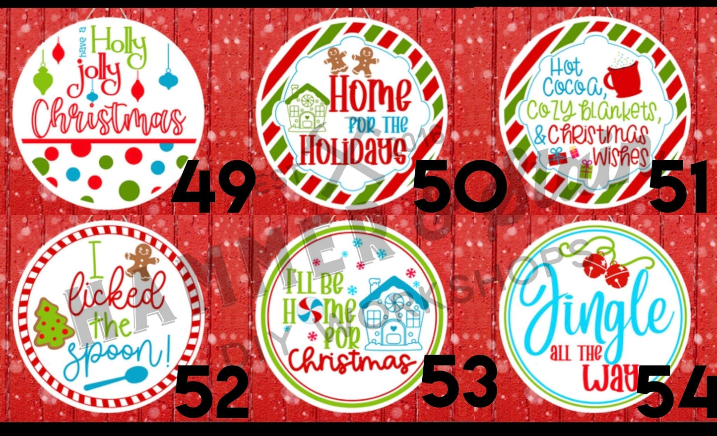 Holiday Rounds (16")