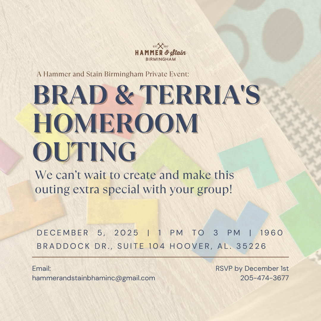 12/05/2025 BRAD & TERRIA'S HOMEROOM OUTING 1:00 PM
