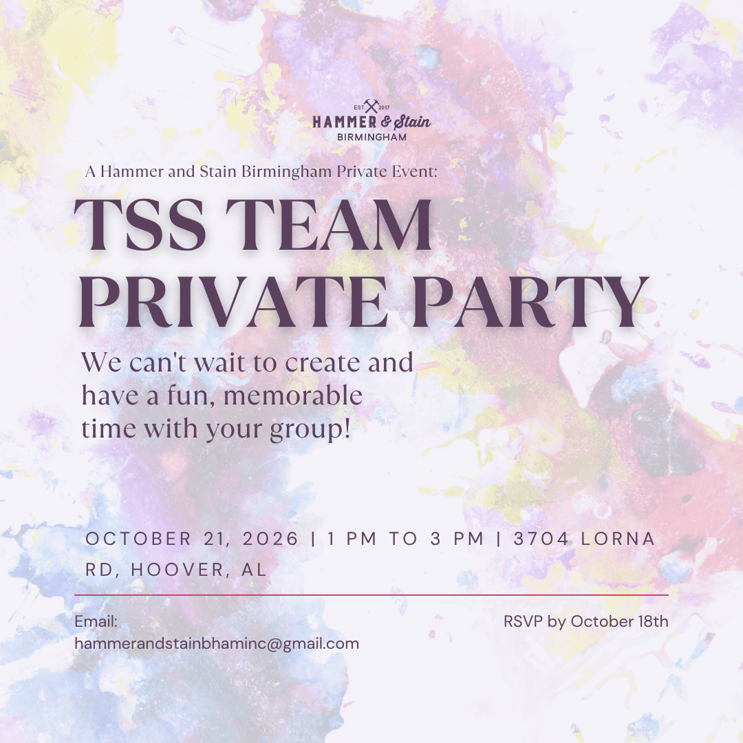 10/21/26 TSS TEAM PRIVATE PARTY 1:00 PM