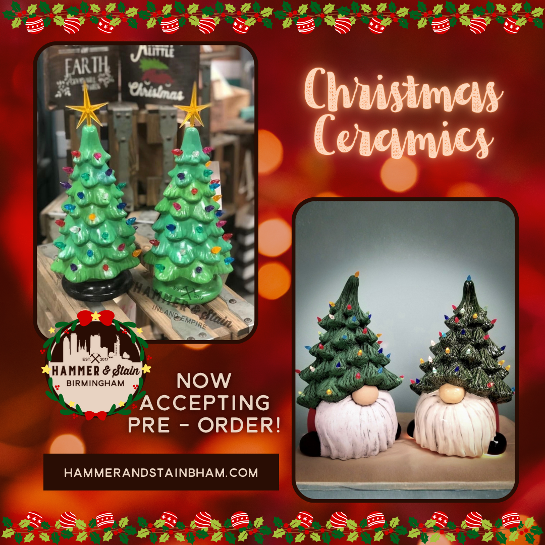 11/14/25 HOLIDAY CERAMICS (PRE-ORDER) 6:00PM