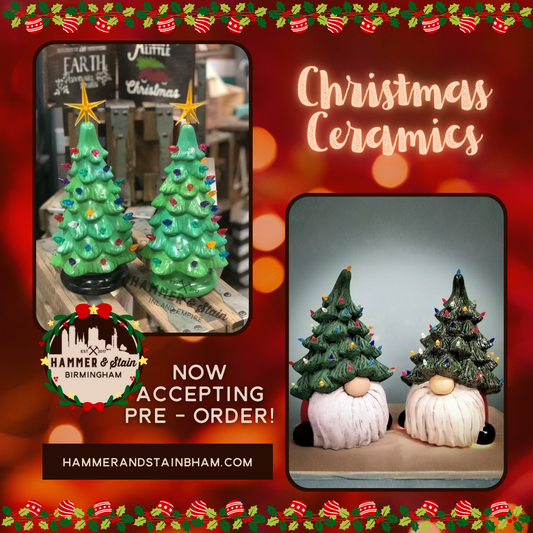 11/14/25 HOLIDAY CERAMICS (PRE-ORDER) 6:00PM