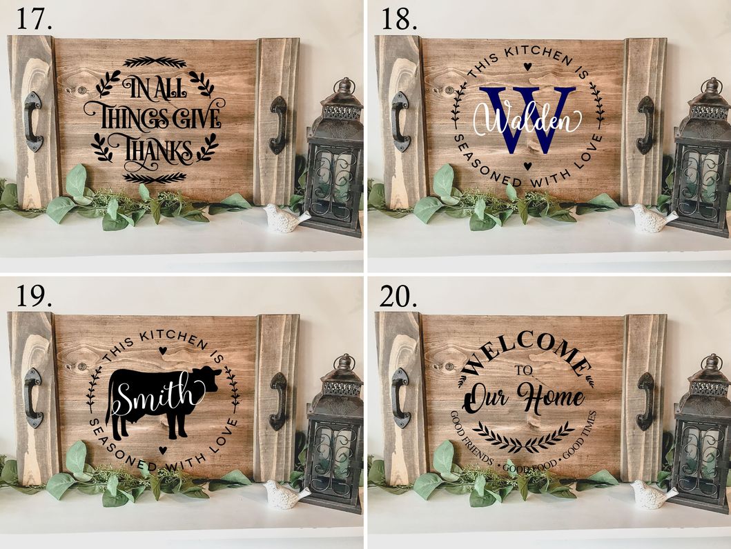Everyday Farmhouse Trays (24x15")