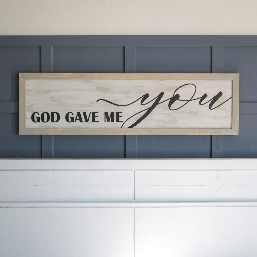 Everyday Framed Sign (11x48")