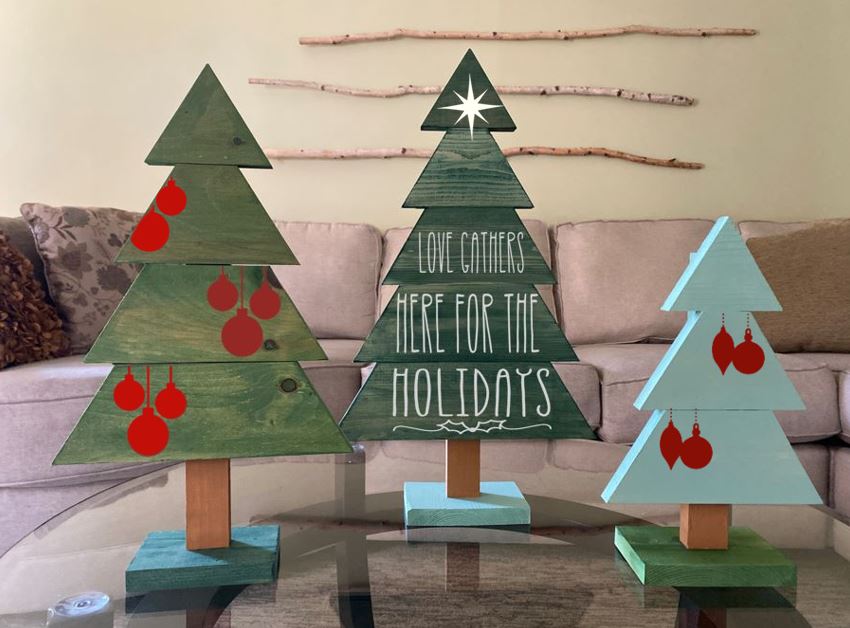 Pallet Tree Trio