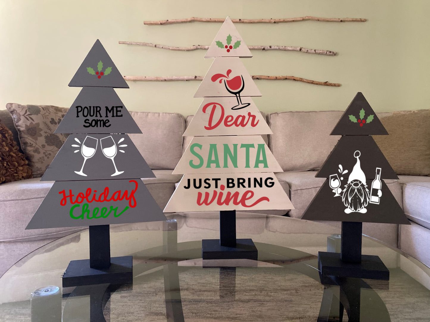 Pallet Tree Trio
