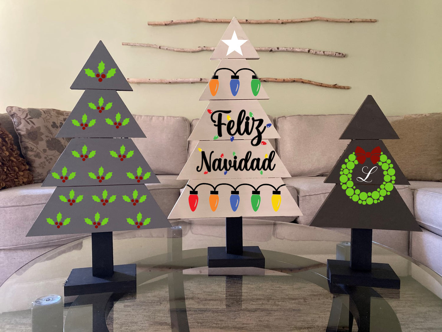 Pallet Tree Trio