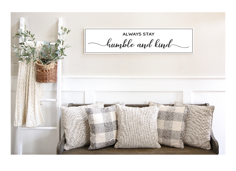 Everyday Framed Sign (11x48")