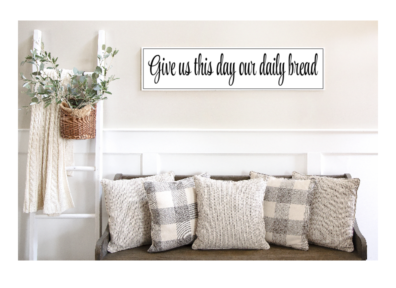Everyday Framed Sign (11x48")
