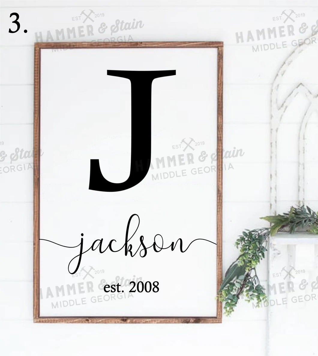 Everyday Framed Signs (11x24")