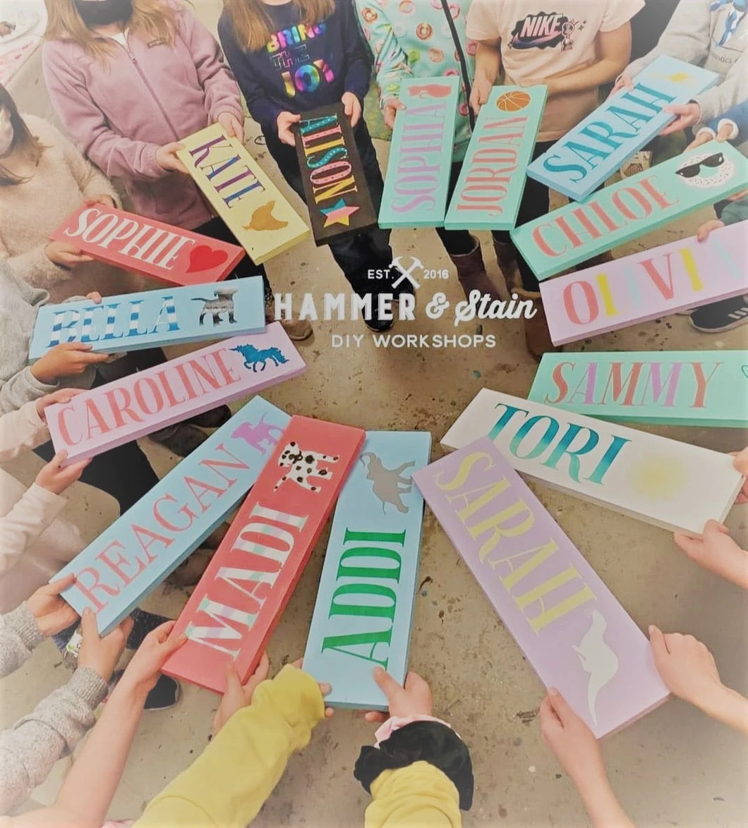 Youth Name Planks (6x18β)