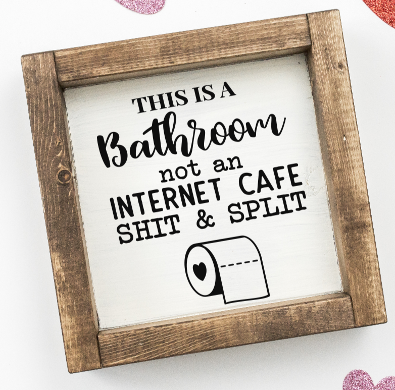Everyday Bathroom Humor Signs