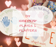 DIY Handprint Plates & Platters