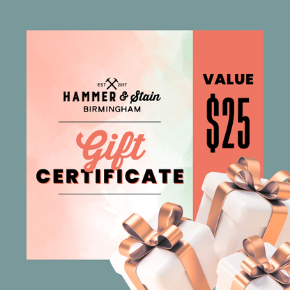 HAMMER AND STAIN GIFT CARD
