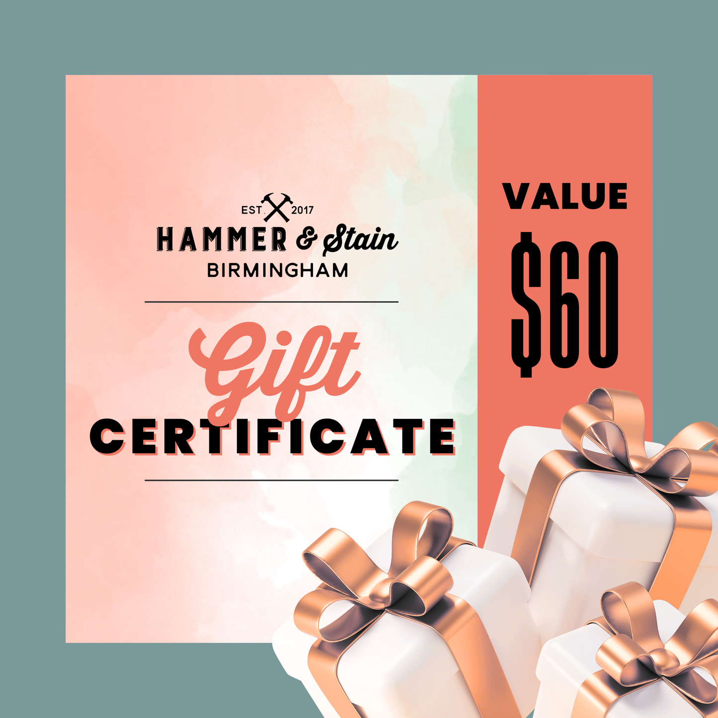 HAMMER AND STAIN GIFT CARD