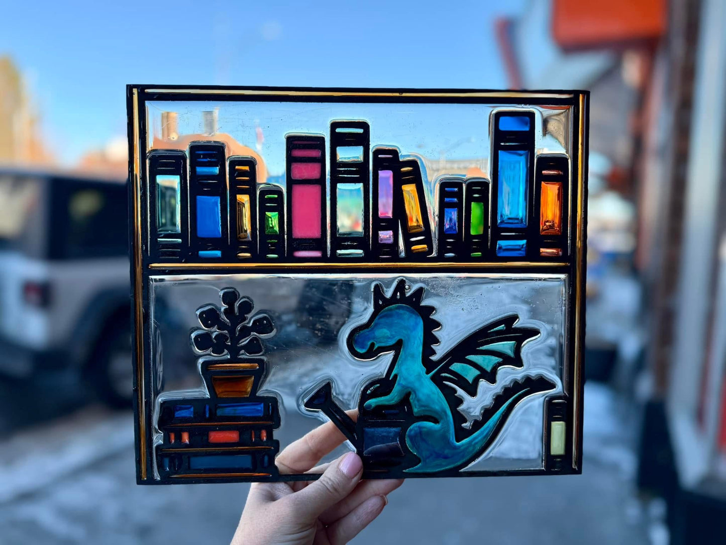 Resin Faux Stained Glass