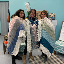 Chunky Hand Knit Blankets-Private Party