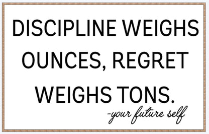 Large Framed Sign