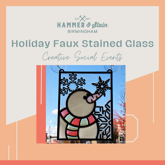 12/12/25 HOLIDAY FAUX STAINED GLASS 6:30pm