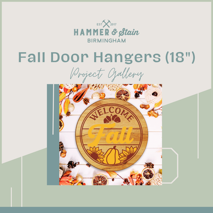 Fall Door Hangers (16")