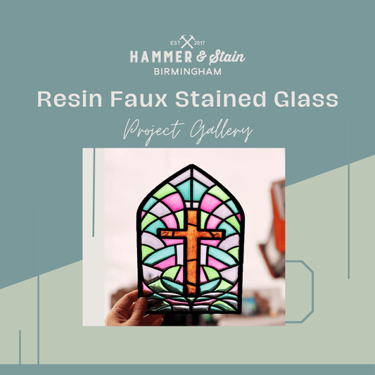 Resin Faux Stained Glass