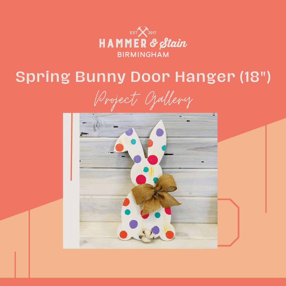 18" Bunny Doorhanger