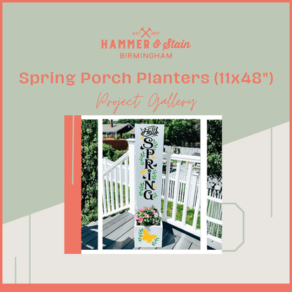 Spring Porch Planters (11x48")