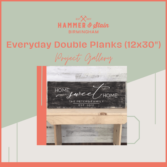Everyday Double Planks (12x30")