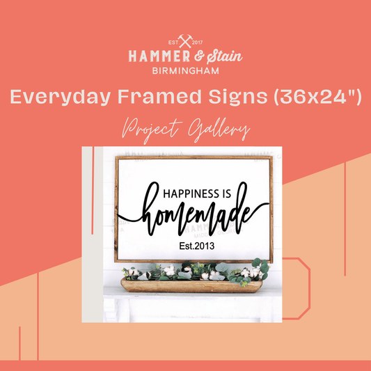 Everyday Framed Sign (36x24")