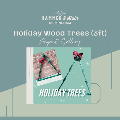Holiday Wood Trees (3ft)