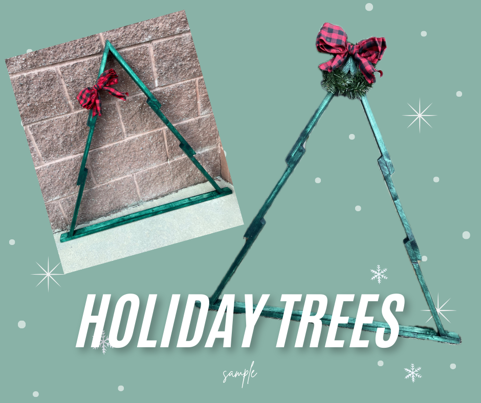 Wood Holiday Trees