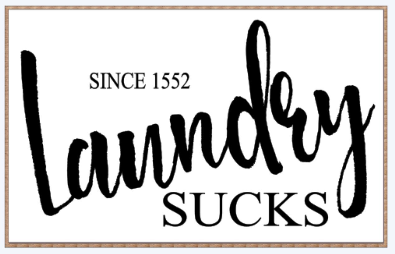 Large Framed Sign