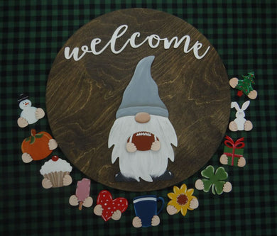 Gnome Interchangeable round-Private party