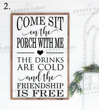 Framed Sign 11x24"-Private party