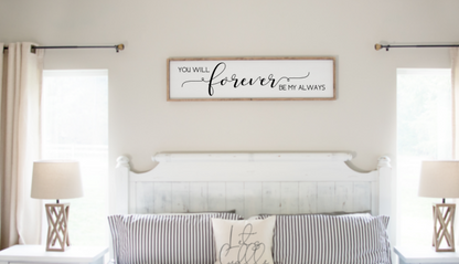 Framed Sign 11x48" $85