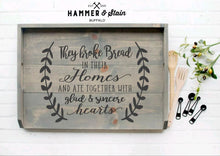 Farmhouse Tray and Noodleboards