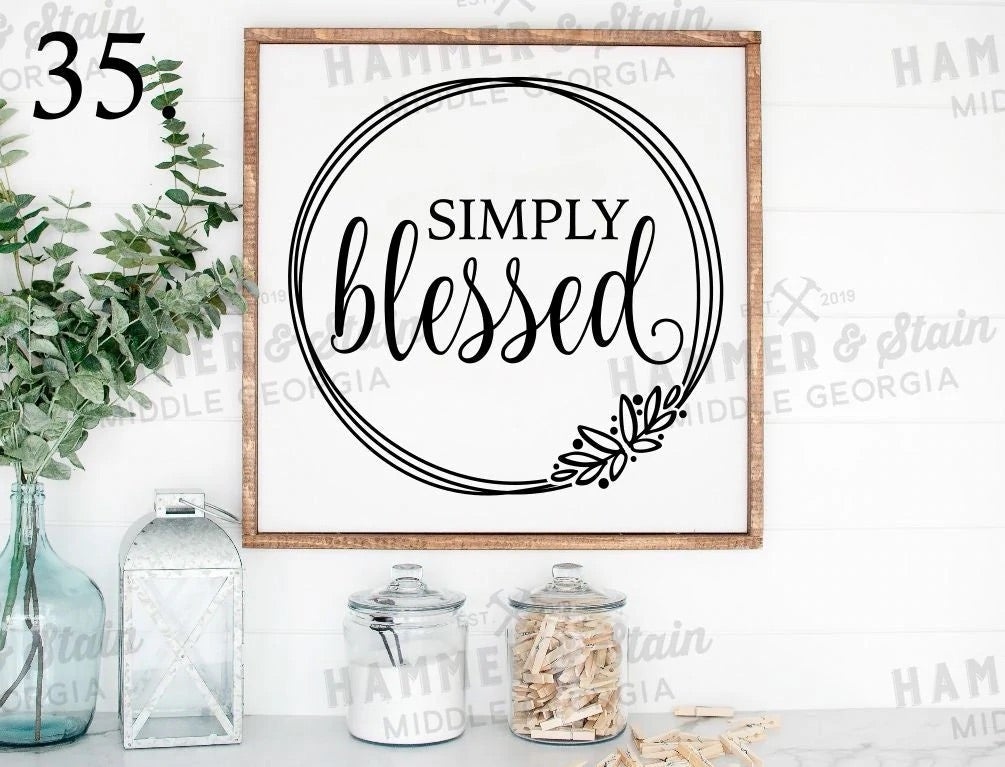 Everyday Framed Sign (24x24")