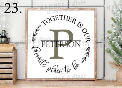 Everyday Framed Sign (24x24")