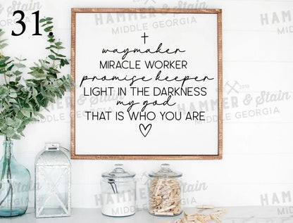 Everyday Framed Sign (24x24")