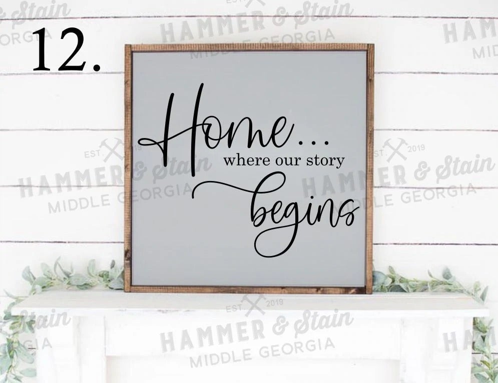 Everyday Framed Sign (24x24")